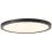Brilliant Tuco Plafonnier Plastique Noir Blanc 16W 2100lm - 827 Blanc Très Chaud | 250mm