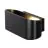 SLV Ossa Aluminium Noir | Convient pour 1x R7s