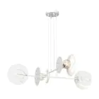 Emibig Suspension Luminaire Xotic Acier Blanc | Convient pour 4x E27 - Max 15W