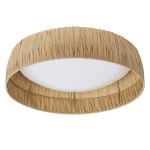 Ledvance LED Decor Wand en Plafondlamp Bamboe Bruin 18W 750lm - 830 Warm Wit
