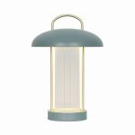 Nordlux Tafellamp Mirano Metaal en Glas Groen 3W 150lm - 830 Warm Wit | 3-Staps Dimbaar