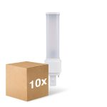 Voordeelpak 10x Ledvance Dulux-D LED 6W - 840 Koel Wit | 2-Pin - Vervangt 13W
