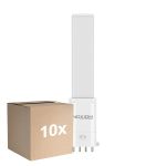 Voordeelpak 10x Noxion Lucent PL-S LED  4.3W - 827 Zeer Warm Wit | 4-Pin - Vervangt 9W
