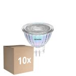 Voordeelpak 10x Noxion LED Spot Reflector GU4 MR11 4.5W 345lm 36D - 927 Zeer Warm Wit| Beste Kleurweergave - Dimbaar - Vervangt 35W