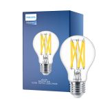 Philips Master LED E27 Peer Filament Helder 10.5W 1521lm - 922-927 Dim To Warm | Beste Kleurweergave - Dimbaar - Vervangt 100W