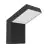 Eglo Wandlamp Grottazzolina Aluminium Zwart 10W 1280lm - 830 Warm Wit | IP65