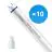 Voordeelpak 10x Philips LED Buis T8 MASTER (EM/Mains) High Output 8W 1050lm - 840 Koel Wit | 60cm - Vervangt 18W