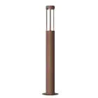 Nordlux Helix Sokkel Lamp Cortenstaal Bruin | 150mm - IP44 - Geschikt voor GU10