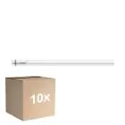 Voordeelpak 10x Philips MASTER LED T8 (EM/Mains) Ultra Output 13.5W 2500lm - 840 Koel Wit | 120cm - Vervangt 36W