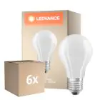 Voordeelpak 6x Osram Classic LED E27 Peer Filament Mat 11W 1521lm - 840 Koel Wit | Dimbaar - Vervangt 100W